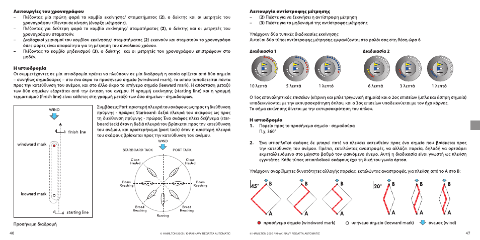 Hamilton Watch Khaki Navy Regatta Automatic User Manual | Page 26 / 47