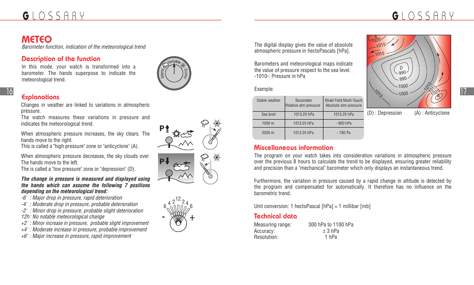 Meteo | Hamilton Watch Khaki Field Multi-Touch User Manual | Page 11 / 58