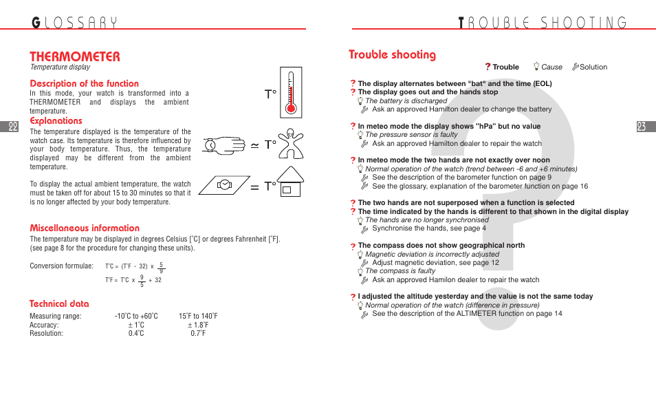 Hamilton Watch Khaki Field Multi-Touch User Manual | Page 14 / 58