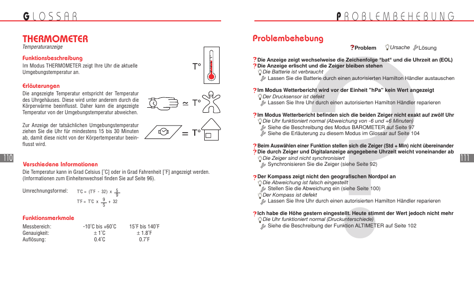 Hamilton Watch Khaki Field Multi-Touch User Manual | Page 58 / 58