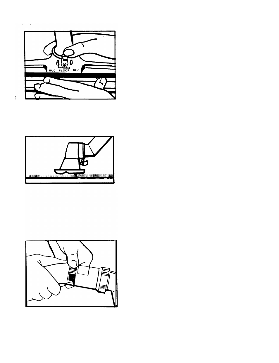 Edge cleaning feature, Adjusting suction | Hoover S1055 User Manual | Page 9 / 15