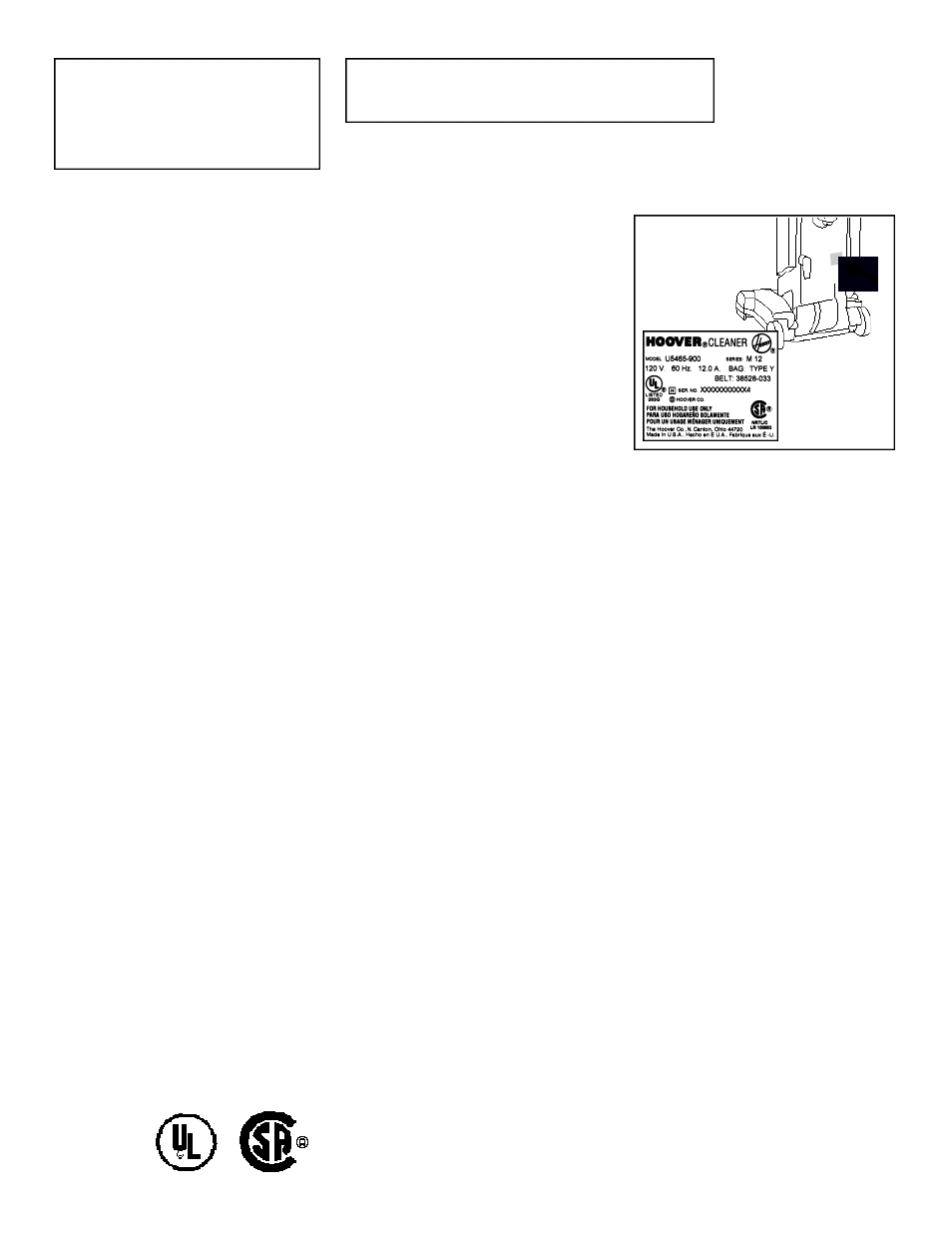 Important safeguards, Warning, Save these instructions | Fill in and retain, Owner’s manual, Review this manual before operating cleaner | Hoover WindTunnelTM User Manual | Page 2 / 13