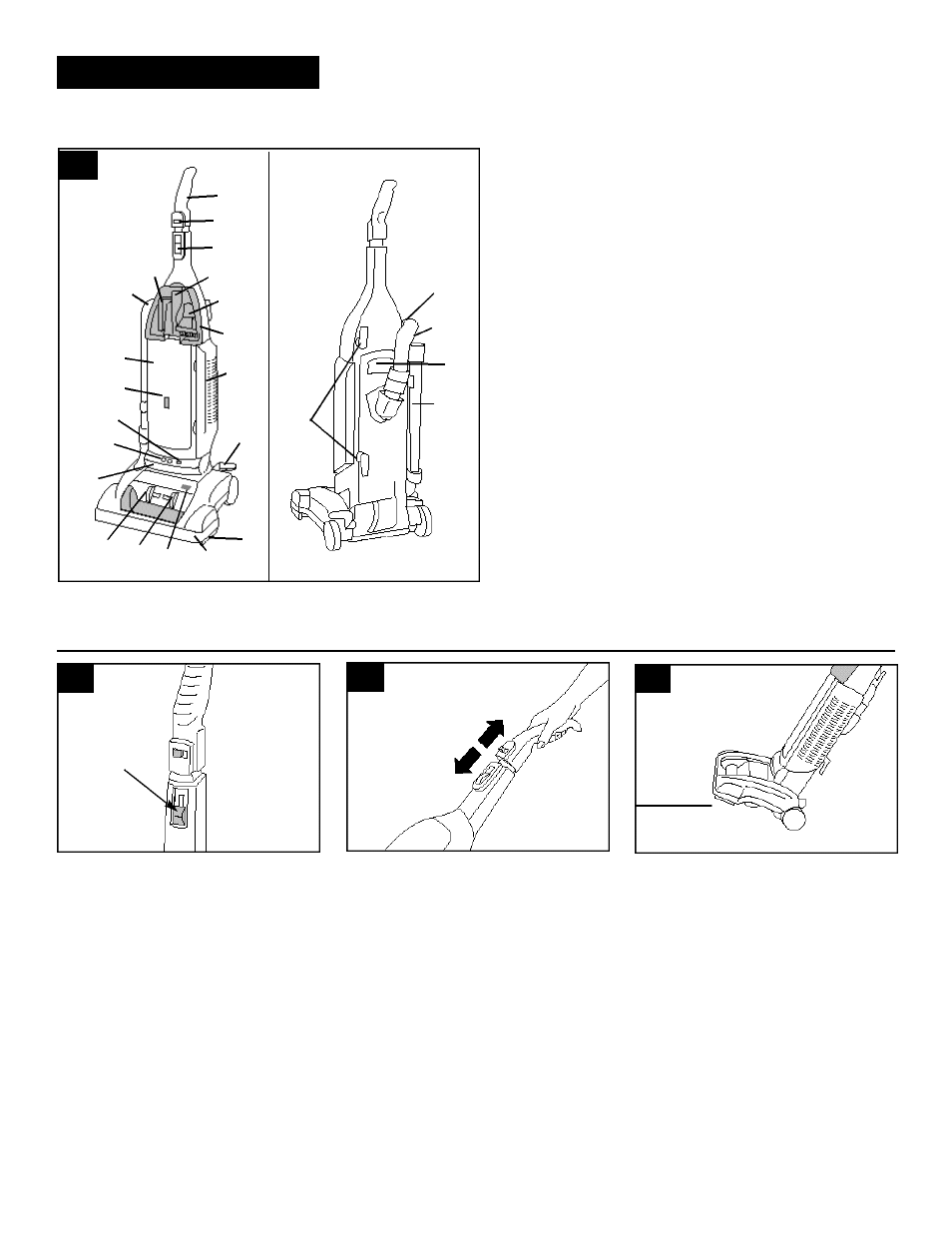 How to use, Cleaner description, On-off switch | Self-propel feature, Transporting cleaner | Hoover WindTunnelTM User Manual | Page 5 / 13