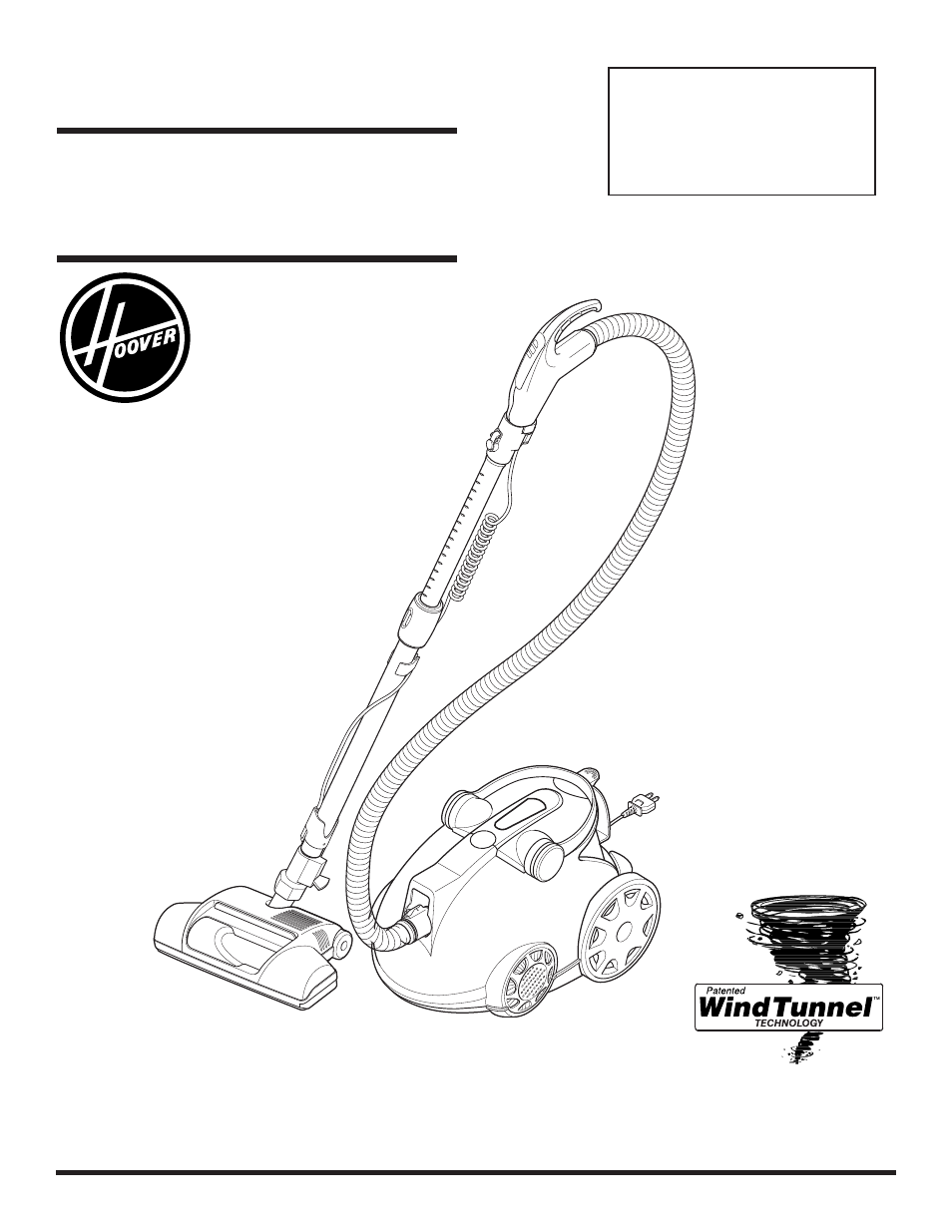 Hoover WindTunnel Bagless Canister Cleaner with Powered Nozzle User Manual | 12 pages