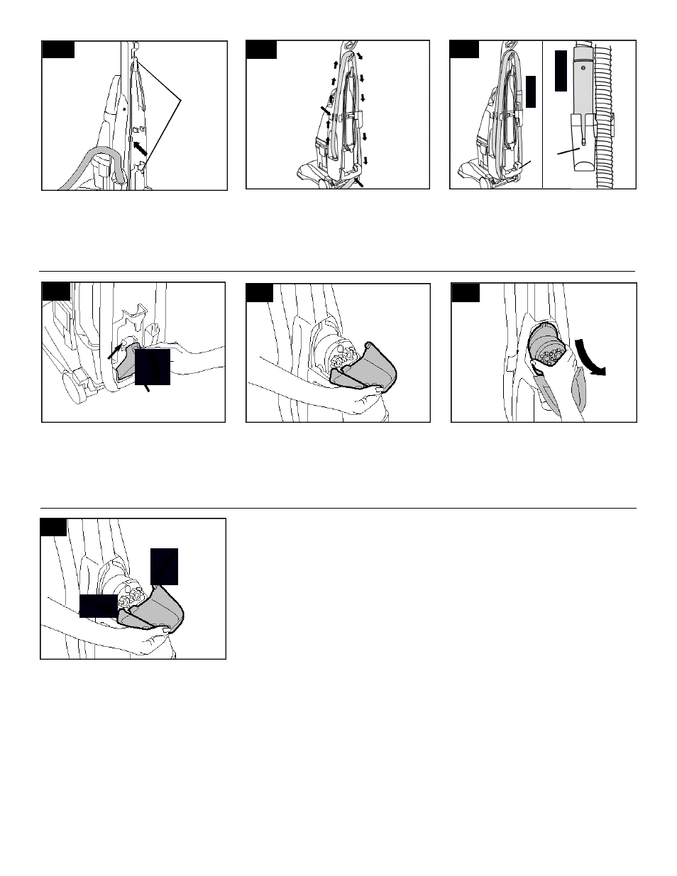 Storing hose & tools | Hoover Widepath User Manual | Page 5 / 15