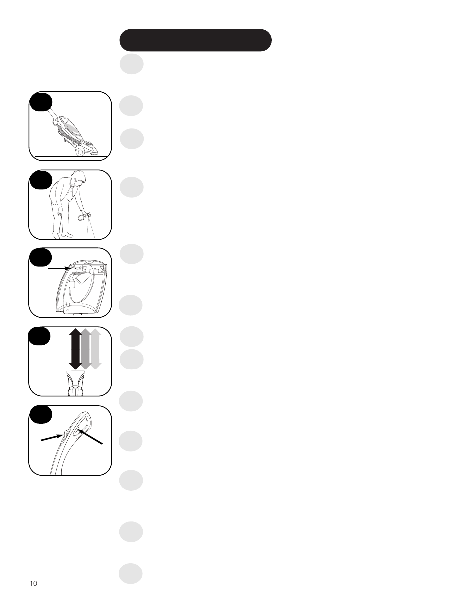 Hoover Deep Cleaner User Manual | Page 10 / 15