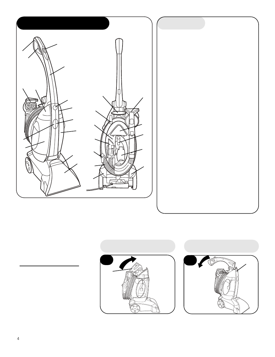 Cleaner description features | Hoover Deep Cleaner User Manual | Page 4 / 15