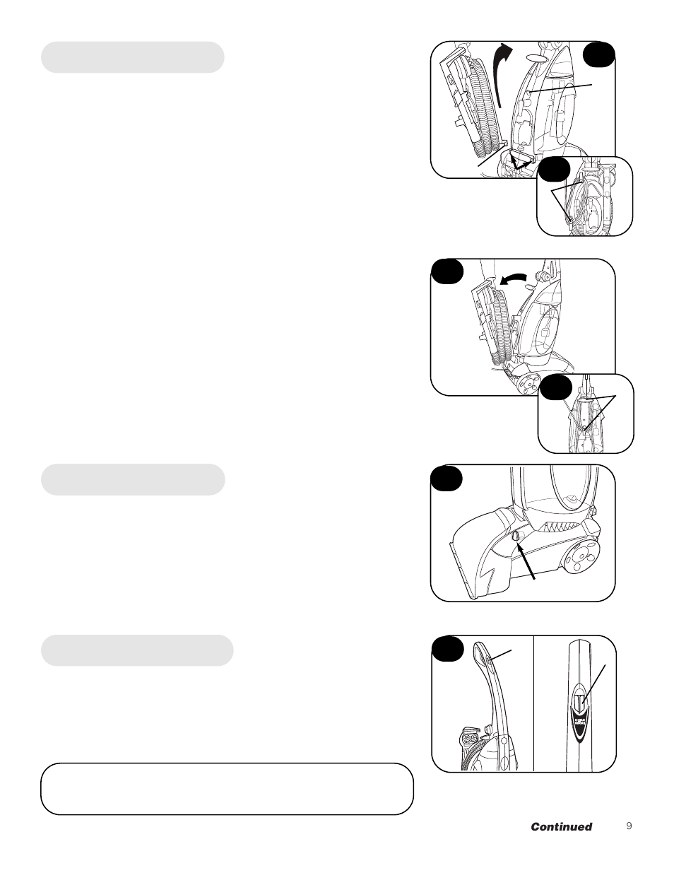 Hoover Deep Cleaner User Manual | Page 9 / 15