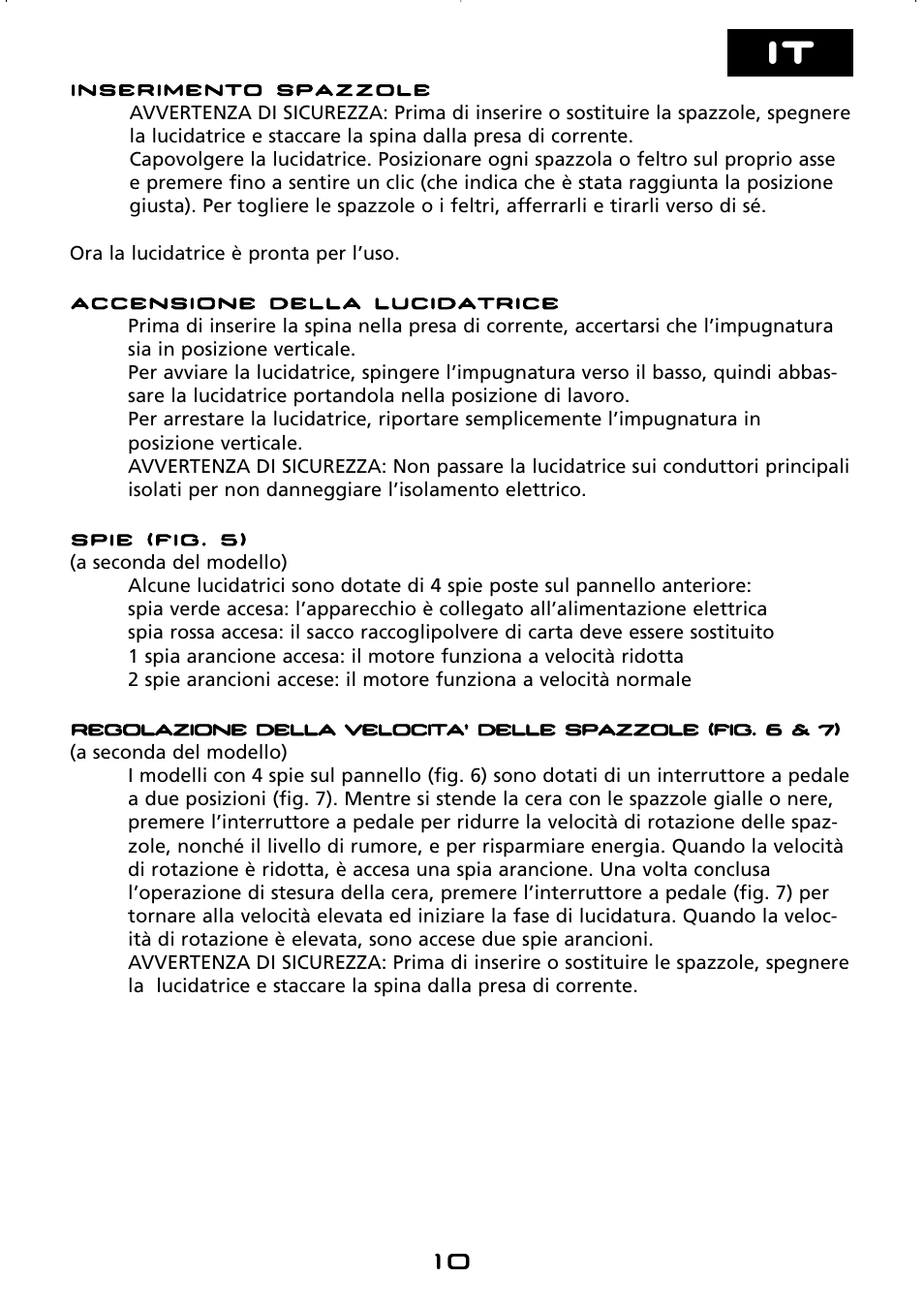 Hoover hard floor polisher User Manual | Page 10 / 56