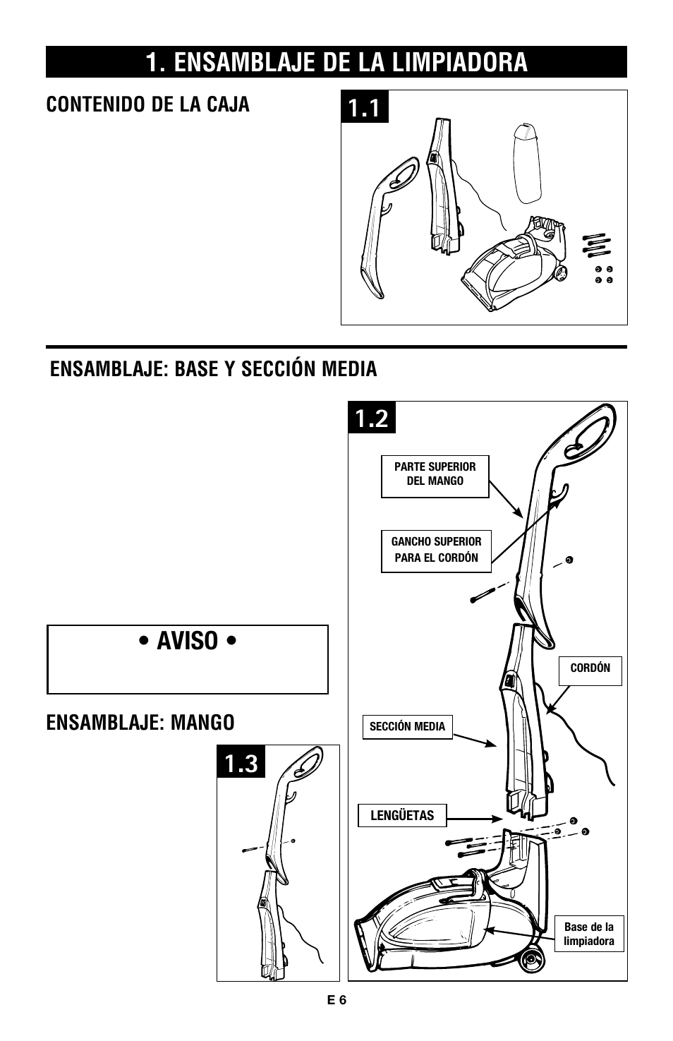 Hoover E1 User Manual | Page 18 / 38