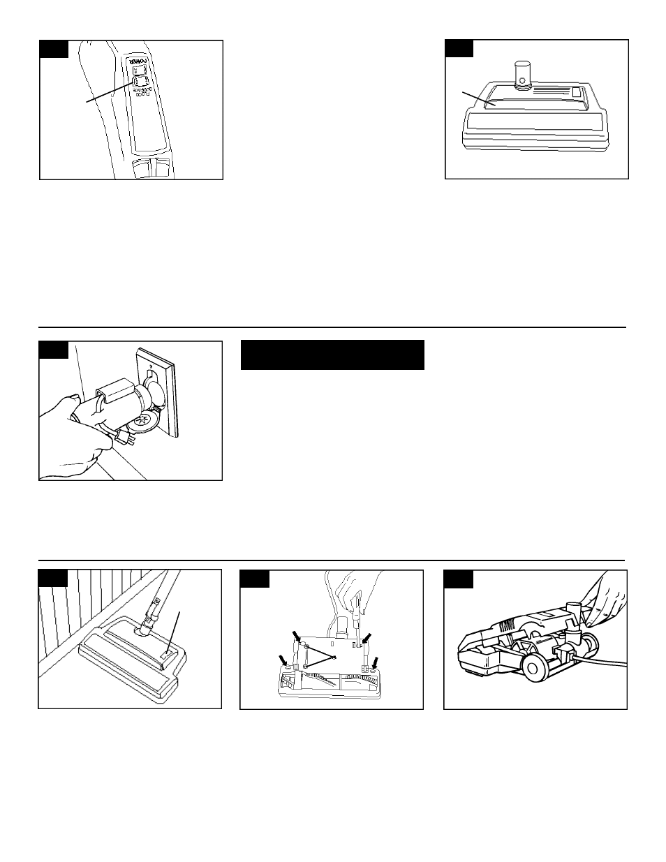 Maintenance, Power nozzles | Hoover Vacuum Systems User Manual | Page 6 / 11