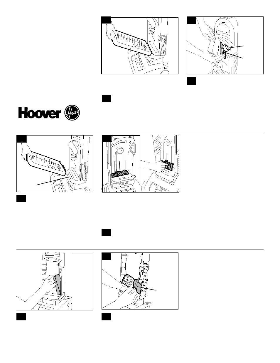 The secondary and final filters | Hoover WindTunnel User Manual | Page 8 / 12
