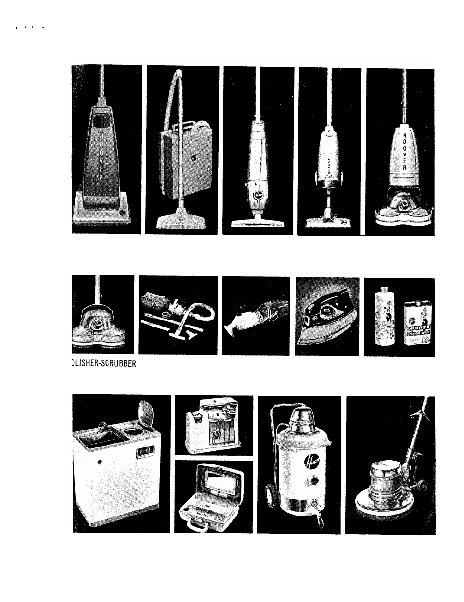 World famous hoover appliances | Hoover 1100 User Manual | Page 15 / 16
