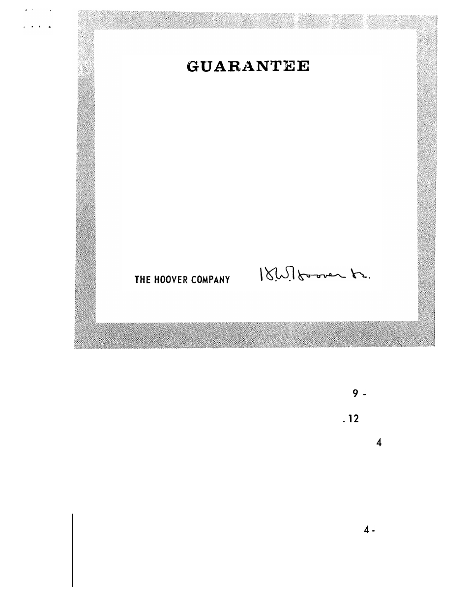Index | Hoover 1100 User Manual | Page 16 / 16