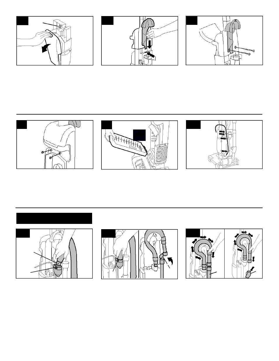 Step ii attach hose | Hoover WindTunnel Upright Bag Vacuum Cleaner User Manual | Page 4 / 14