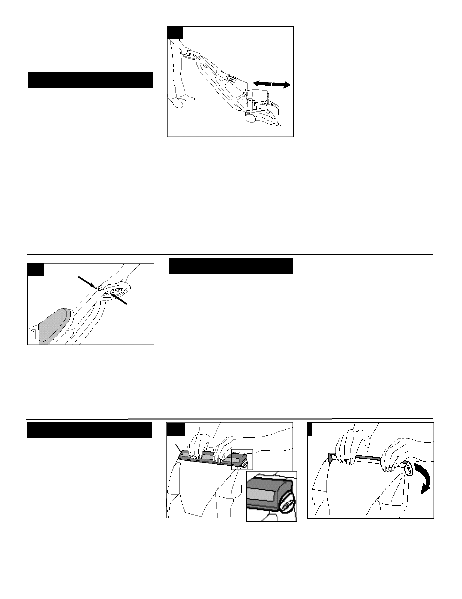 Carpet cleaning picking up spills, Cleaning bare floors, Clean surge™ button | How to attach bare floor attachment | Hoover LS User Manual | Page 10 / 15