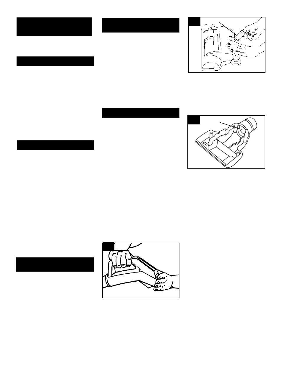 If you have a problem, Clearing blockages | Hoover WindTunnel Wind Tunnel Canister Cleaner with Powered Hand Tool User Manual | Page 13 / 14