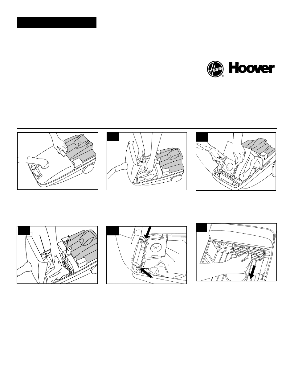 Maintenance, Filters- secondary and micro, Filter bag | Hoover WindTunnel Wind Tunnel Canister Cleaner with Powered Hand Tool User Manual | Page 8 / 14