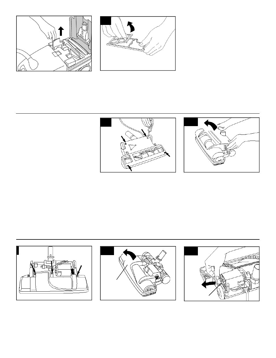 Power nozzle belt replacement | Hoover WindTunnel Wind Tunnel Canister Cleaner with Powered Hand Tool User Manual | Page 9 / 14