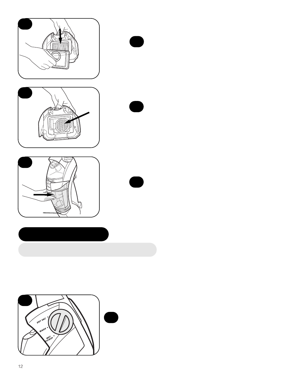 How to clean, Recommended cleaning sequence | Hoover 500 User Manual | Page 12 / 19