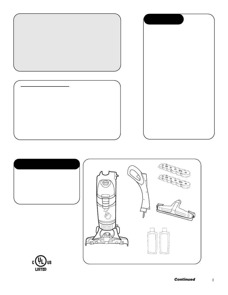 Fill in and save, Contents carton contents | Hoover 500 User Manual | Page 3 / 19