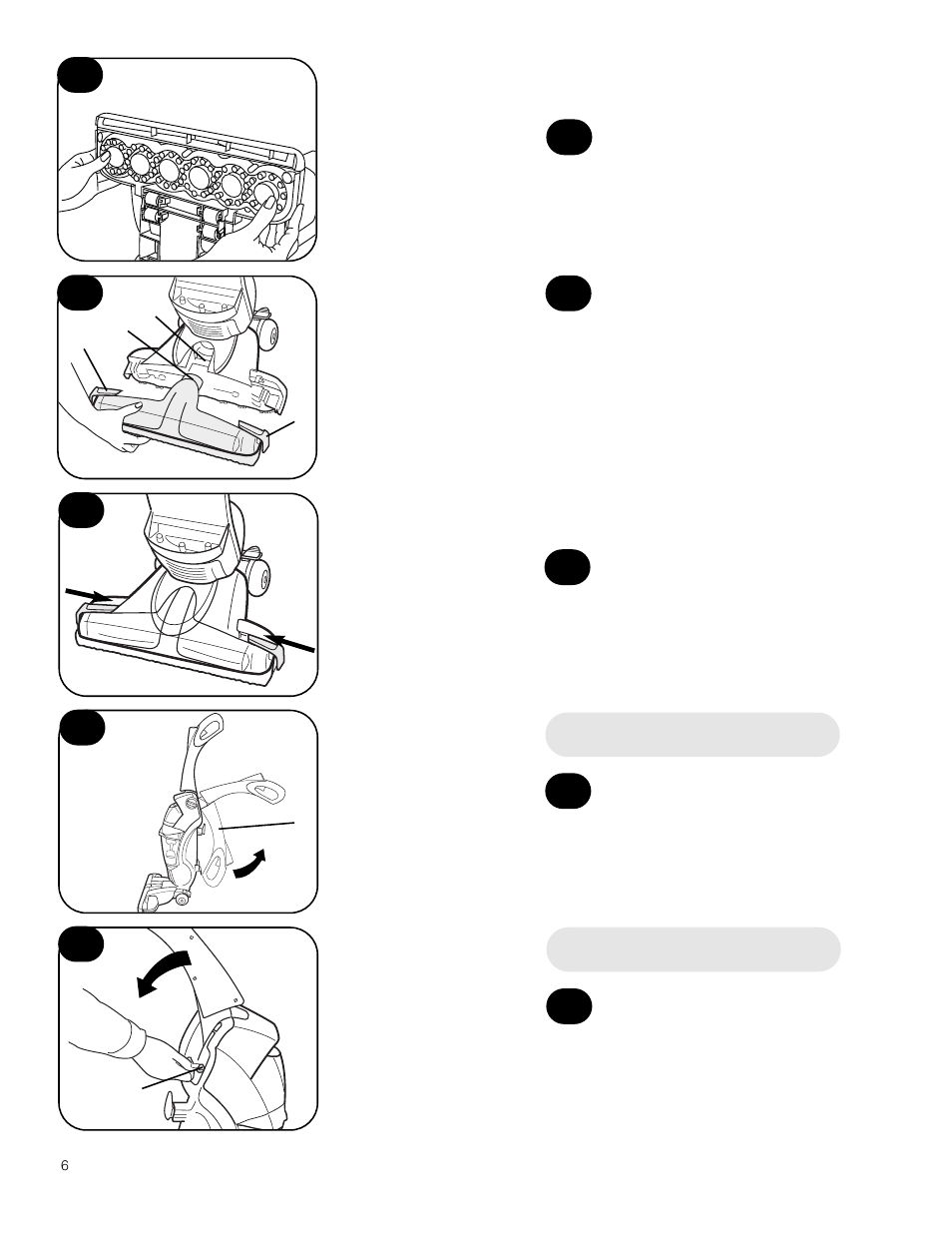 Unfold handle, How to fold handle | Hoover 500 User Manual | Page 6 / 19