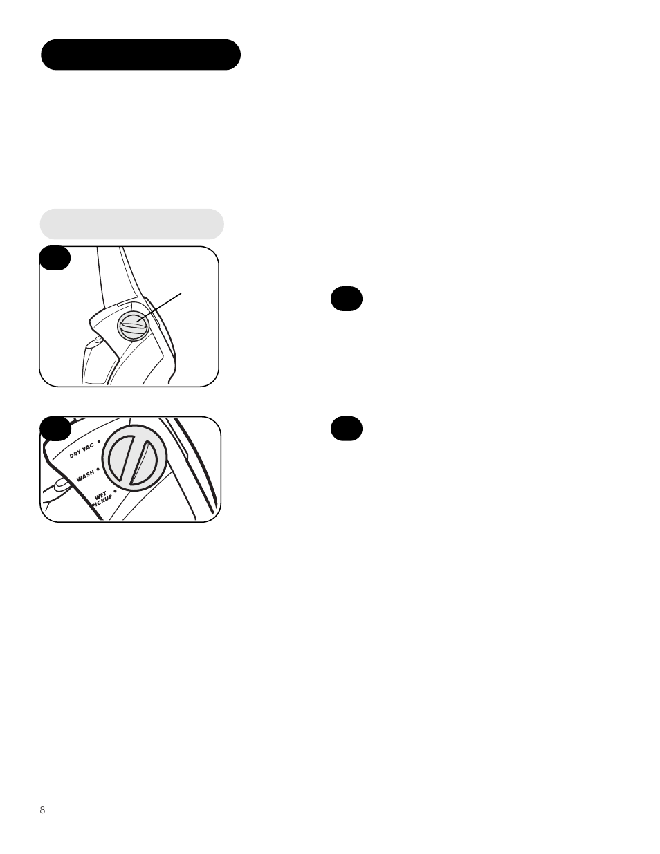 General operation, Mode selector dial | Hoover 500 User Manual | Page 8 / 19