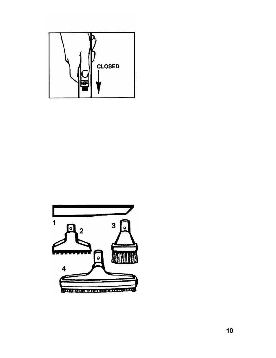 Cleaning tools, Suction regulator | Hoover S1349 User Manual | Page 11 / 24