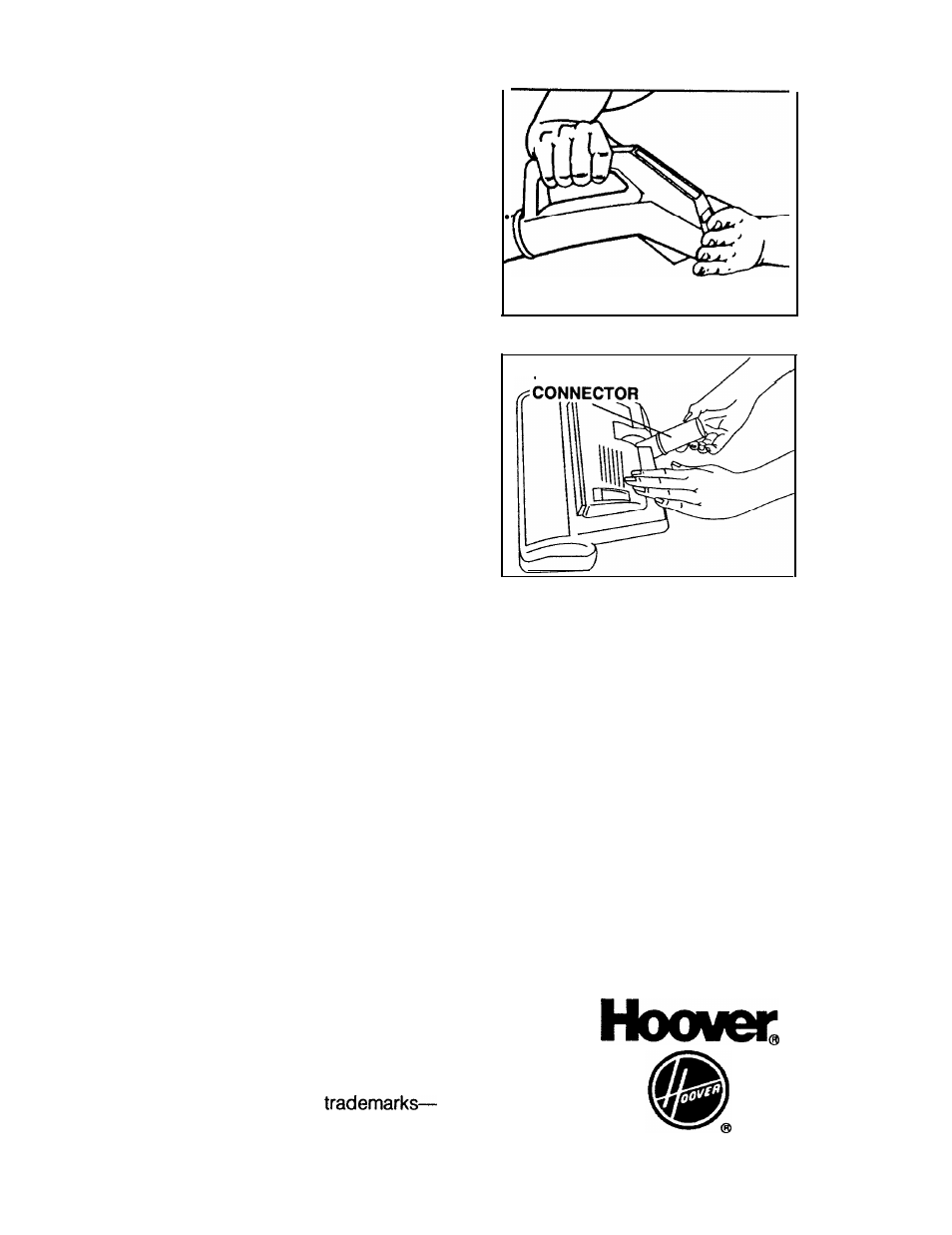 Clearing obstruc- tions, The bag | Hoover S1349 User Manual | Page 14 / 24