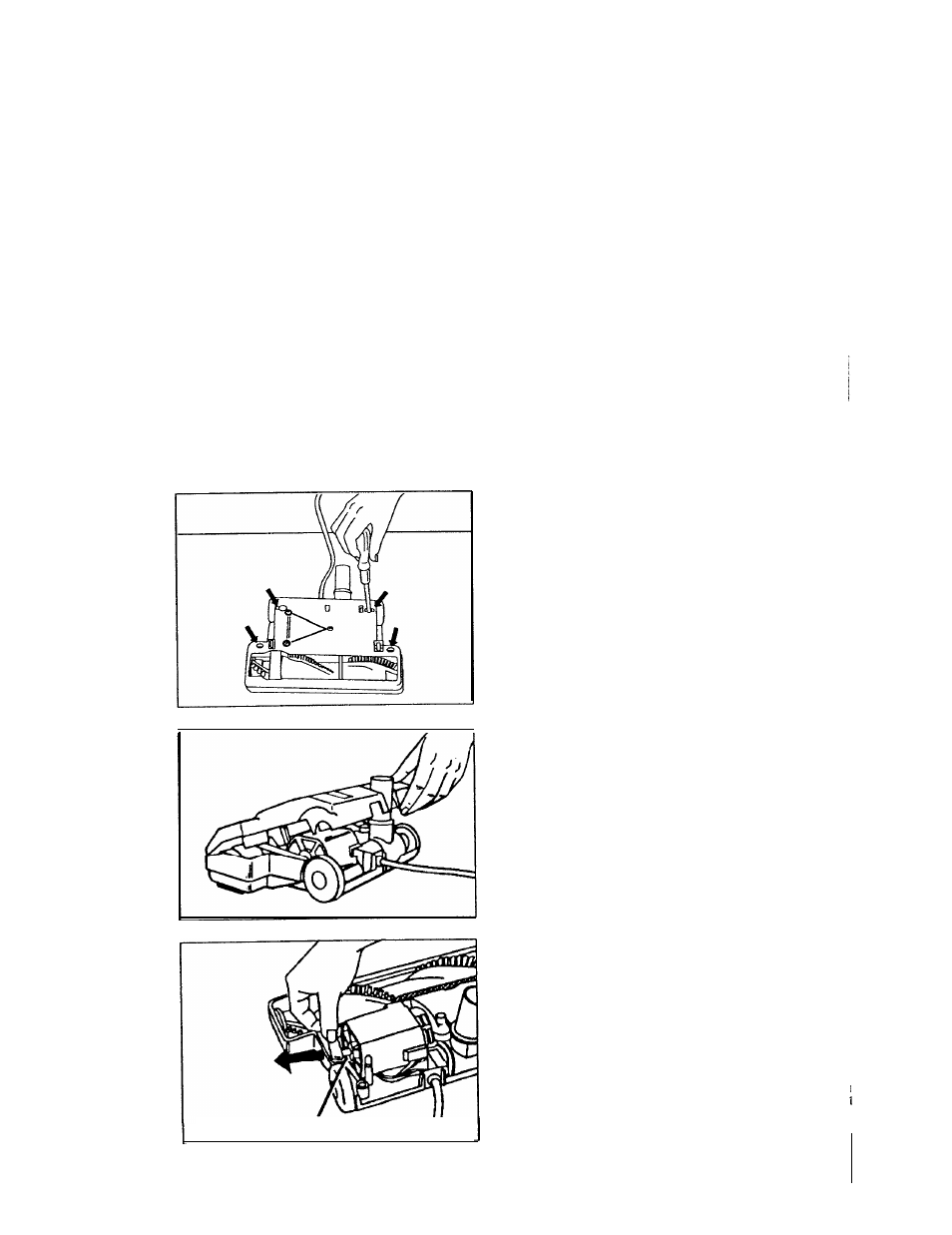 The belt | Hoover S1349 User Manual | Page 17 / 24