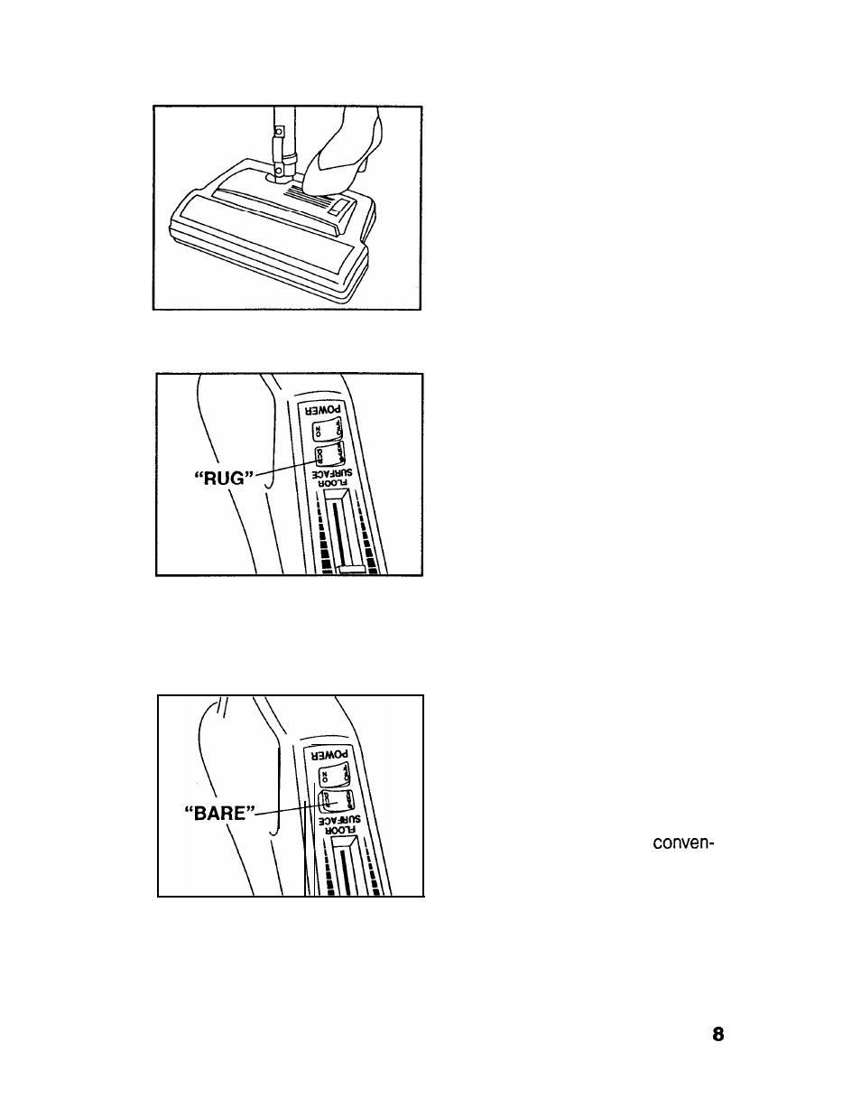 Deluxe power nozzle | Hoover S1349 User Manual | Page 9 / 24