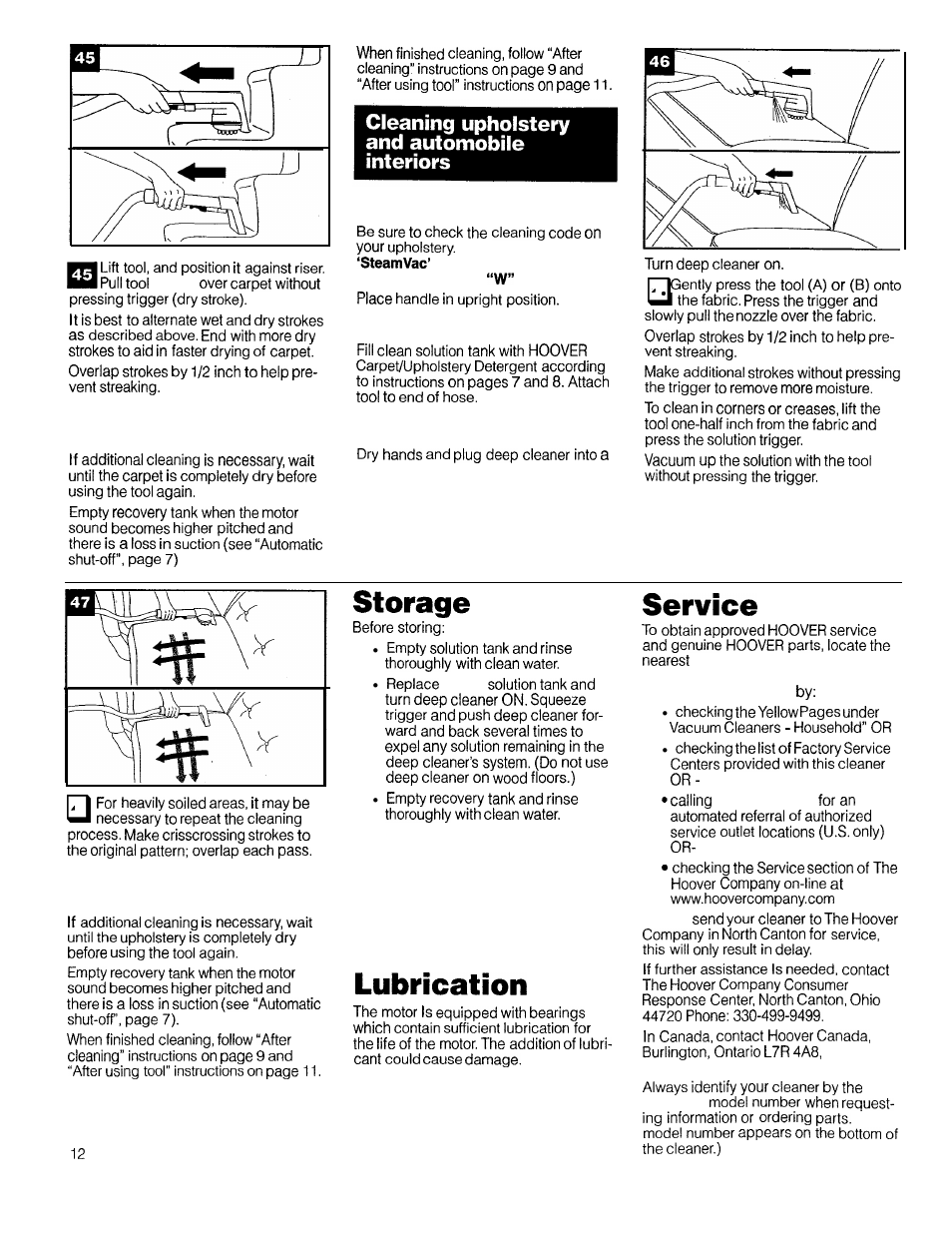 Hoover Ultra Plus User Manual | Page 12 / 14