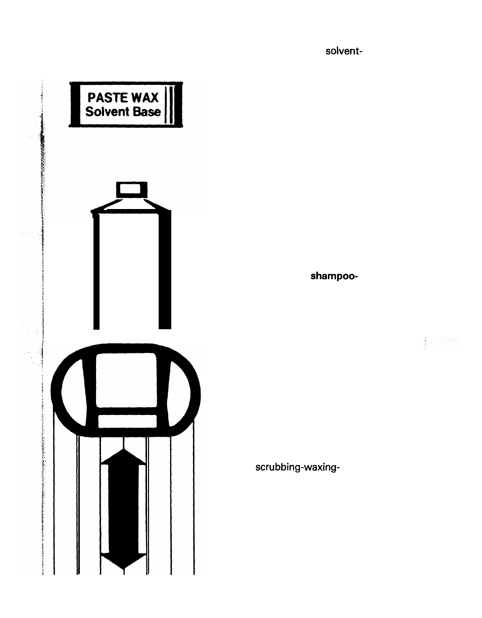 Polishing and buffing floors, Floor wax solvent base | Hoover Shampoo- Polisher User Manual | Page 16 / 22