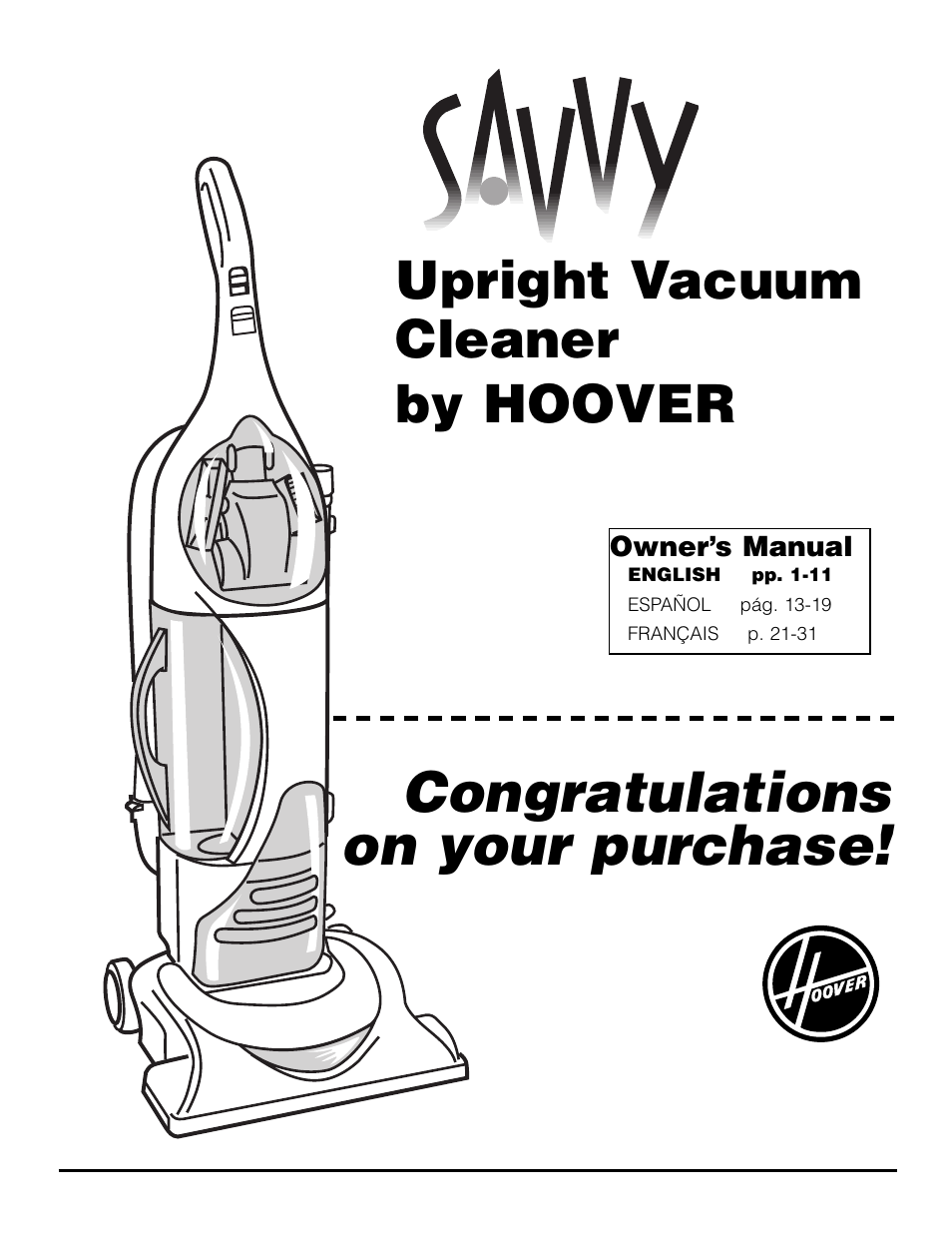 Hoover 4600 User Manual | 12 pages