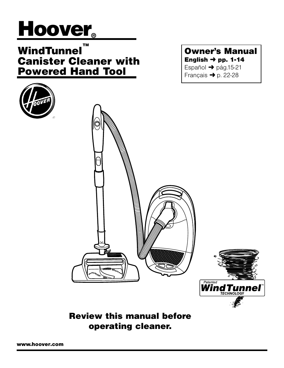 Hoover S3670 User Manual | 29 pages