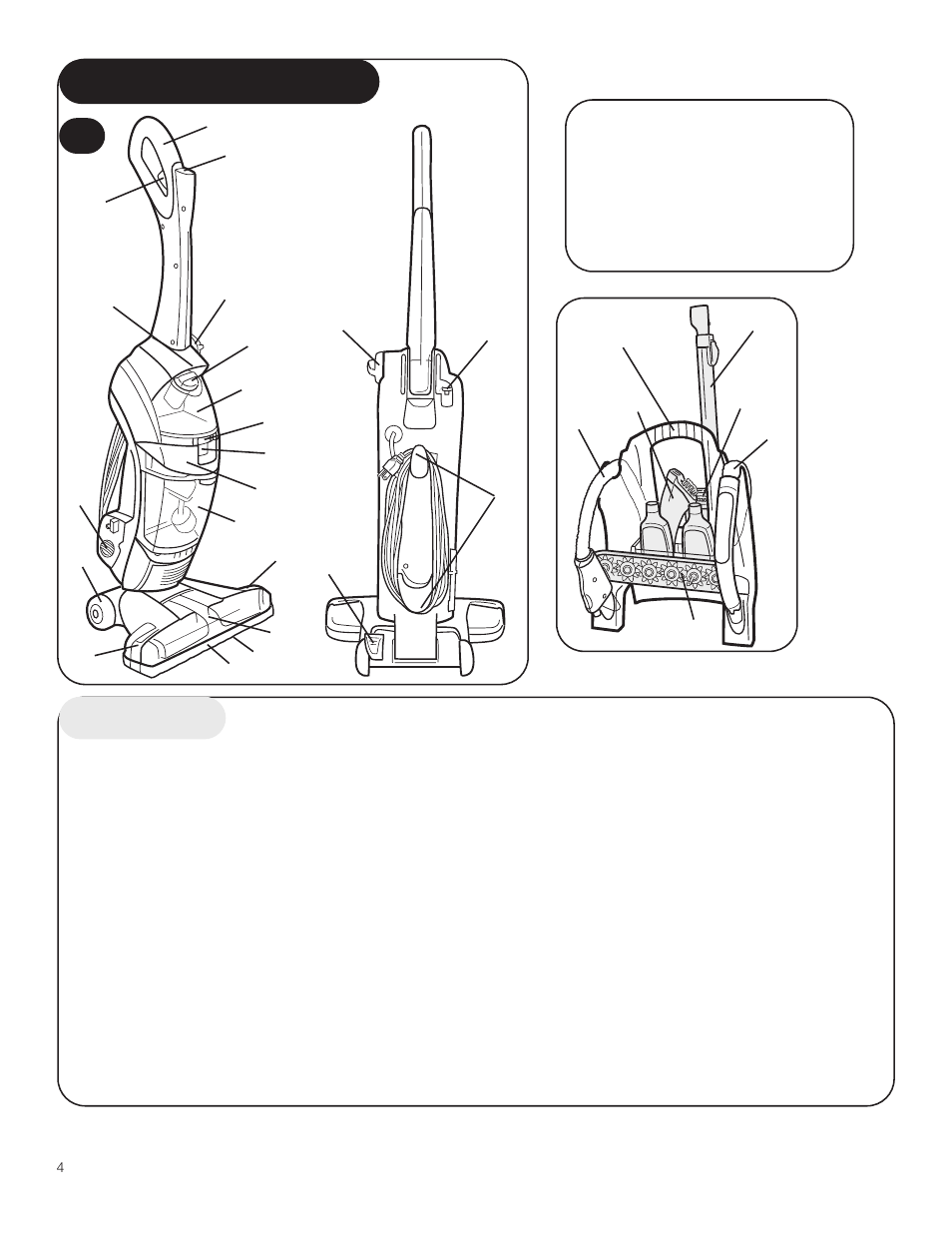 Cleaner description features | Hoover 800 User Manual | Page 4 / 20