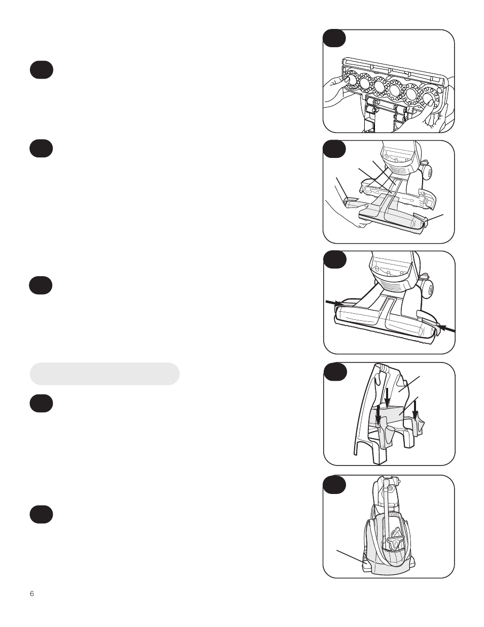 Assemble tool caddy | Hoover 800 User Manual | Page 6 / 20