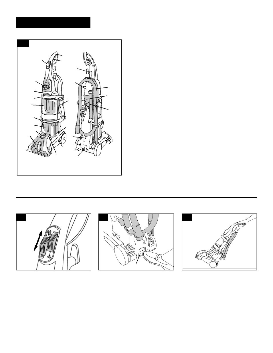 How to use, Deep cleaner description, On/off switch | Handle release pedal | Hoover SteamVac V2 User Manual | Page 6 / 17