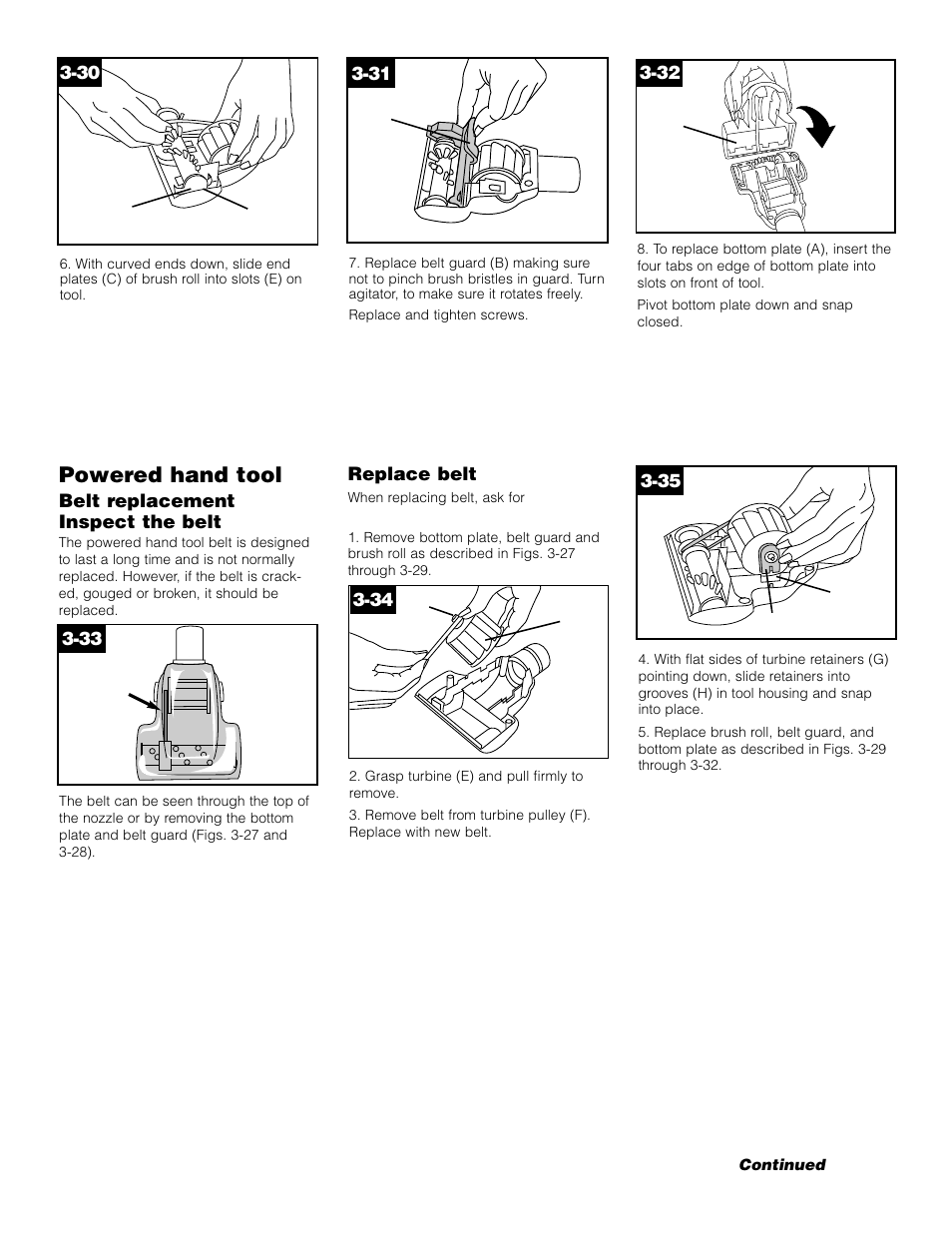 Powered hand tool | Hoover SAVVY Turbo POWER Upright Vacuum Cleaner User Manual | Page 11 / 13