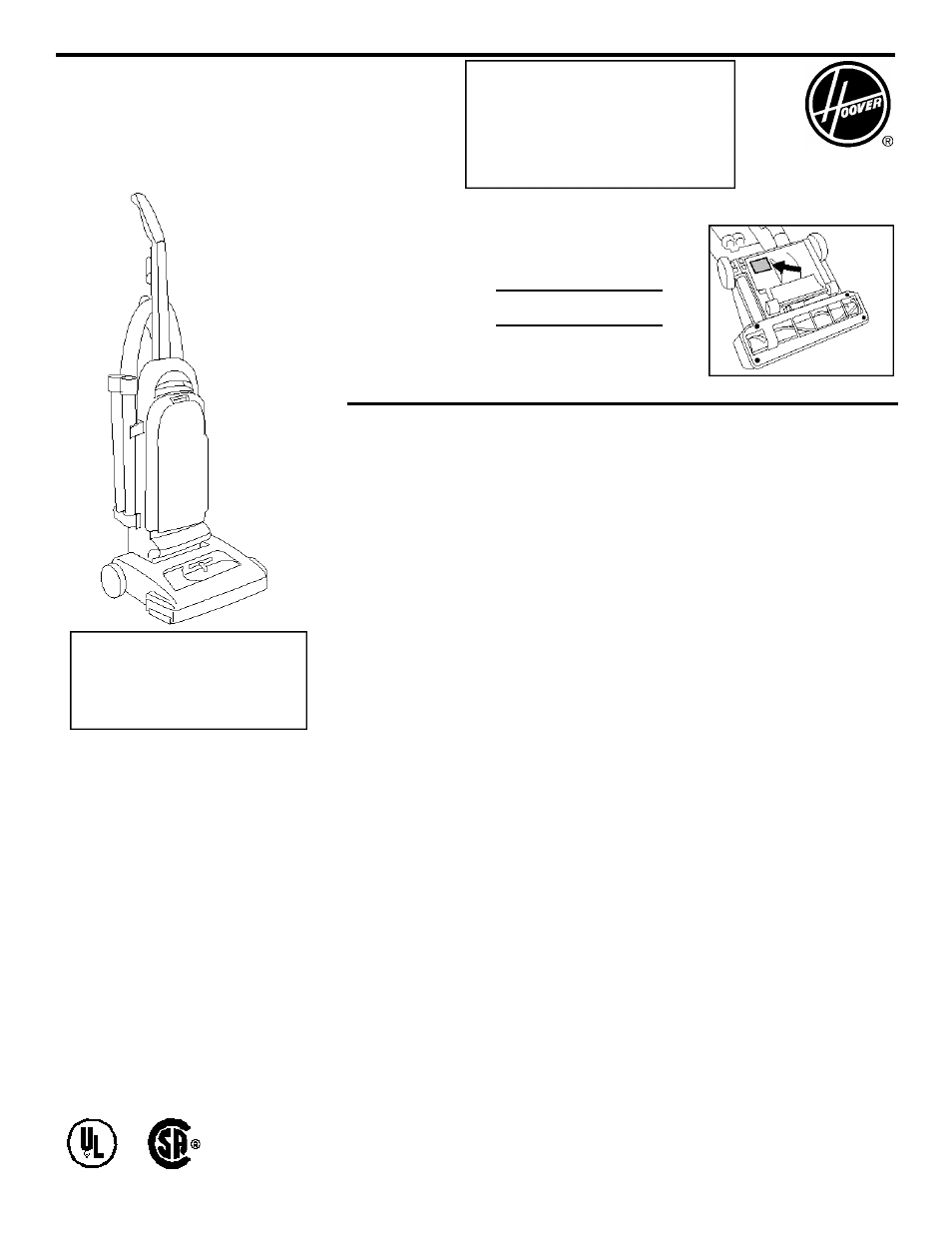 De uso comercial, Por hoover, Guarde estas instrucciones | Salvaguardias importantes, Advertencia, Indice, Instrucciones de operacion | Hoover Wind Tunnel User Manual | Page 13 / 24