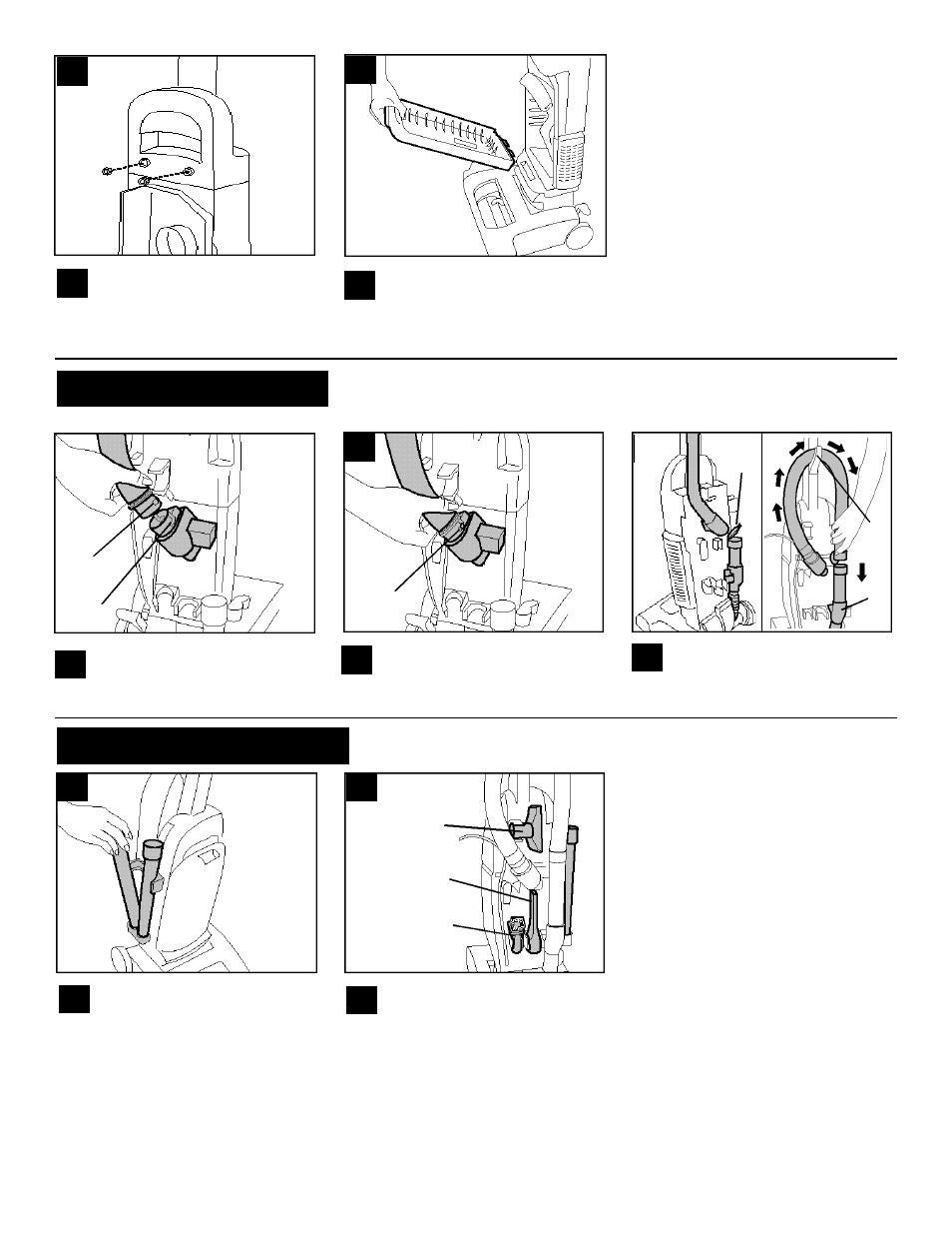 Step iii attach hose step iv position tools | Hoover Wind Tunnel User Manual | Page 3 / 24