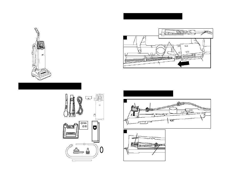 Assembling cleaner, Step 1: unpack carton, Step 2: assemble handle | Step 3: attach cord | Hoover Limited User Manual | Page 3 / 15