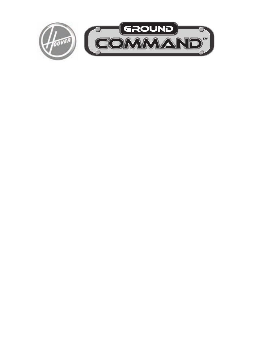 Hoover GROIUND COMMAND 961130016 User Manual | Page 2 / 10