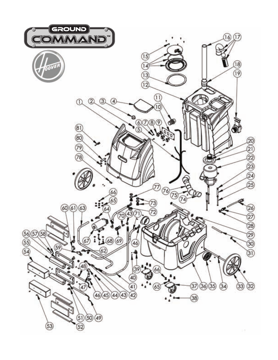 Hoover GROIUND COMMAND 961130016 User Manual | Page 8 / 10