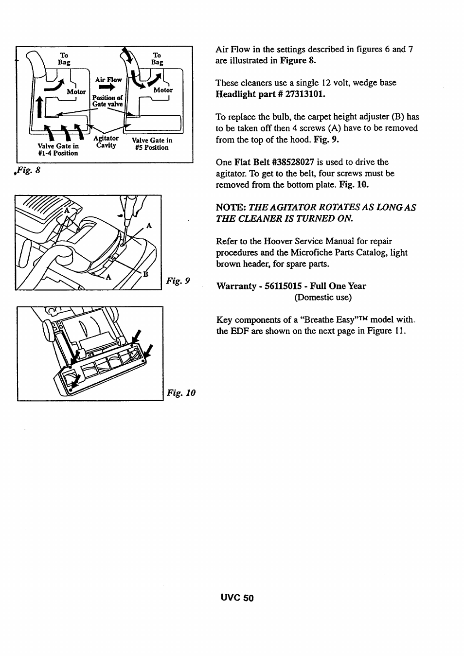 Hoover DEEP SAND U5248-930 User Manual | Page 4 / 9