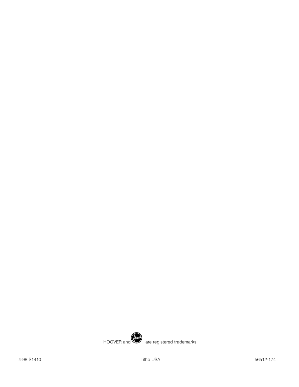 Hoover Compact Canister Cleaner User Manual | Page 8 / 8