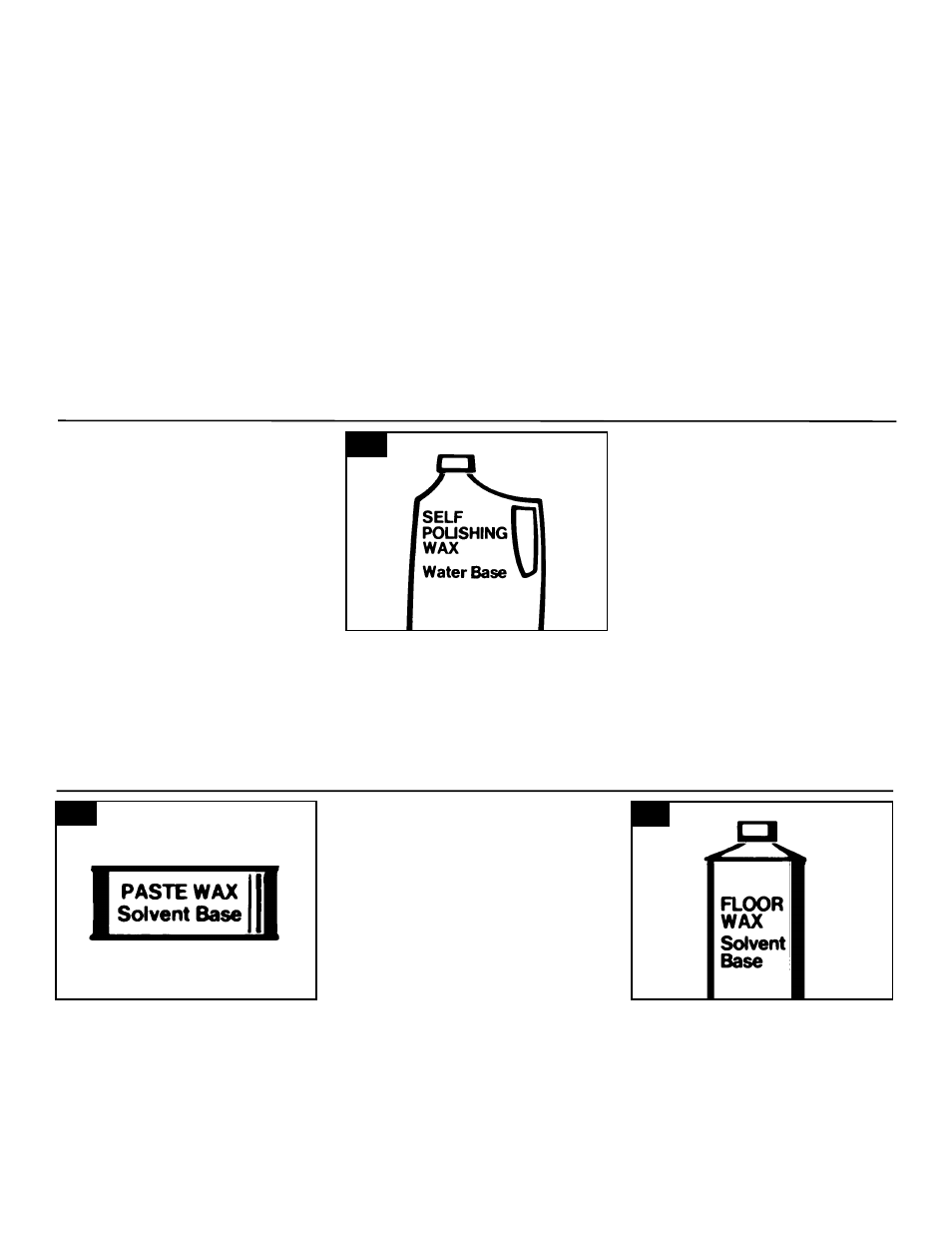 Waxing floors, Solvent cleaning wax method, Solvent-base wax | Direct application method, Water-base wax | Hoover FloorMAX Hard Floor Machine User Manual | Page 5 / 8