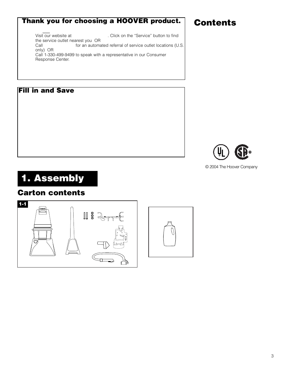 Hoover F5906900 User Manual | Page 3 / 36