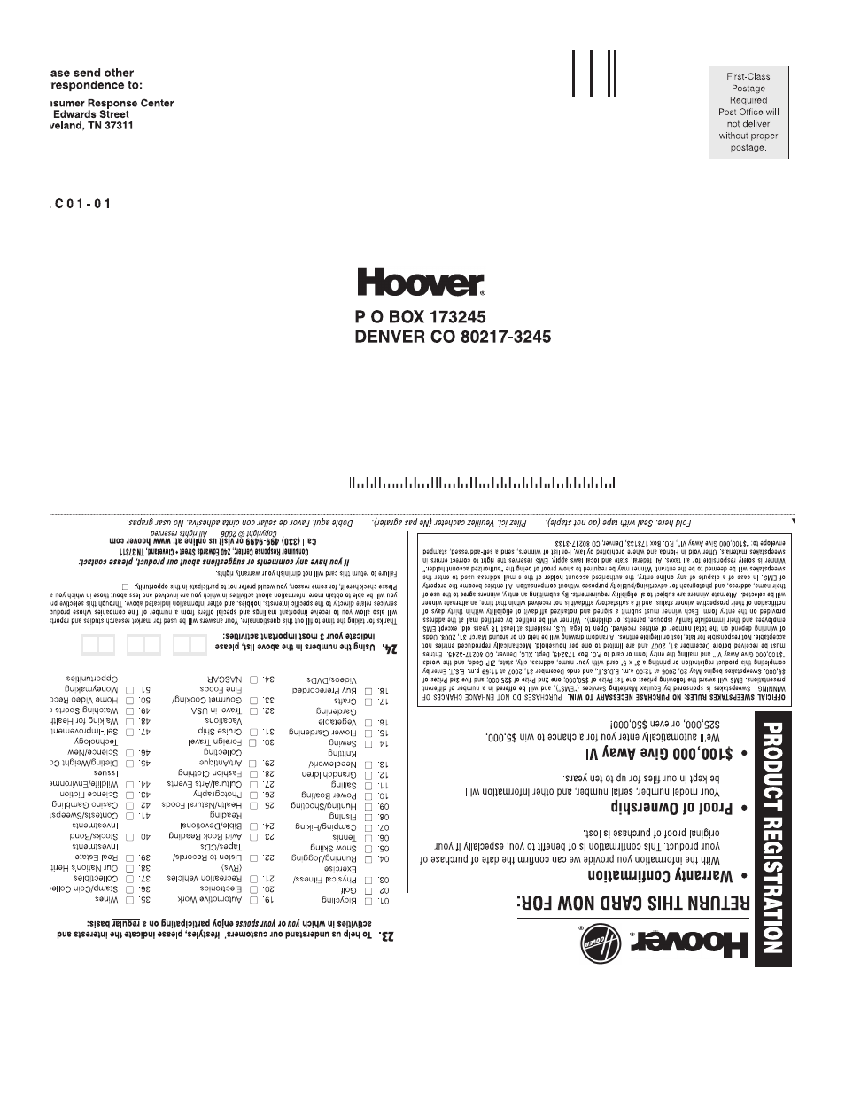 Hoover Carpet Cleaner User Manual | Page 37 / 40