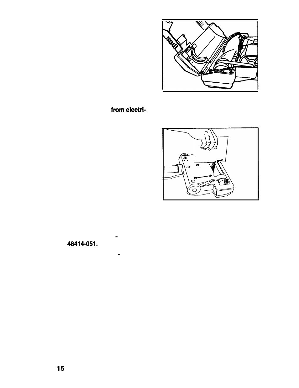 The agitator, When to replace, How to replace | Hoover 53395 User Manual | Page 16 / 19